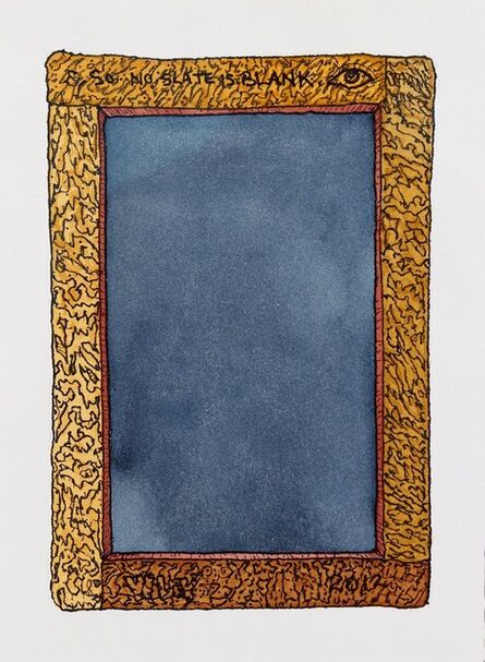 William T. Wiley, ‘No Blank Slate’, 2012