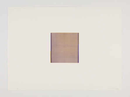 Callum Innes, ‘Dioxaine Violet / Transparent Yellow, No 98’, 2013