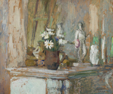 Édouard Vuillard, ‘Marguerites et statuettes sur la cheminée’, 1905-1907