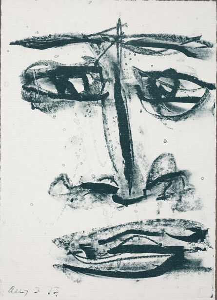 Sam Francis, ‘Self-portrait from "Anima Portraits" series’, 1973
