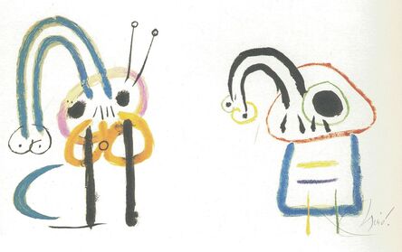 Joan Miró, ‘Enfance d’Ubu’, 1975