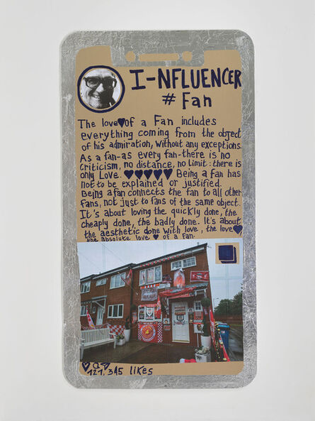 Thomas Hirschhorn, ‘I-nfluencer-Poster (#Fan)’, 2021
