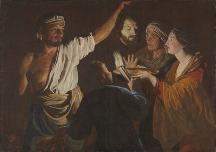 Matthias Stom, ‘Salome receives the Head of John the Baptist’, 1630-1632