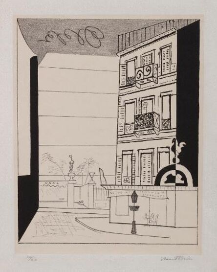 Stuart Davis, ‘Place Pasdeloup No. 2’, 1929