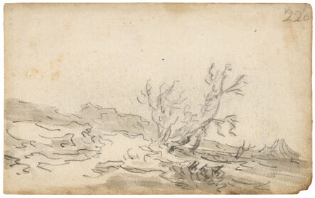 Jan van Goyen, ‘Dunes, a farmhouse and trees’, 1651