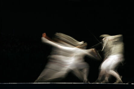 David Burnett, ‘Two fencers, Beijing Olympics’, 2008