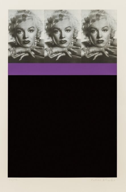 Peter Blake, ‘Marilyn Monroe, Black’, 2009