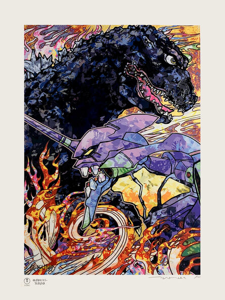 Takashi Murakami, ‘Homage to Director Hideaki Anno: Evangelion + Godzilla Resurgence’, 2019