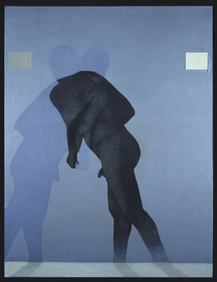 Carlo Alfano, ‘Senza titolo (figura blu)’, 1985