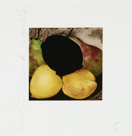 Donald Sultan, ‘Lemon, Apricots and Pears’, 1992
