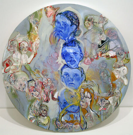 Judy Glantzman, ‘Blue Totem’, 2005