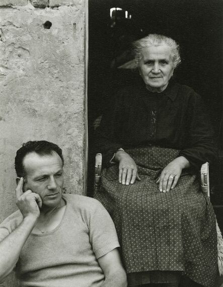 Paul Strand, ‘Signora Lusetti and one son, Luzzara, Italy’, 1953