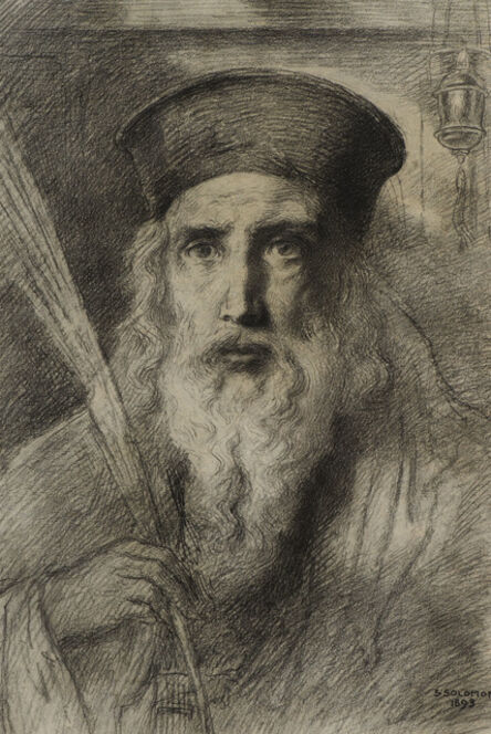 Simeon Solomon, ‘The Rabbi’, 1893
