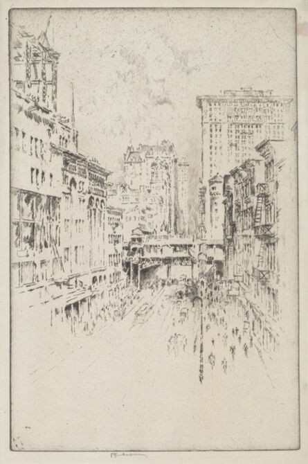 Joseph Pennell, ‘Forty-Second Street’, 1904