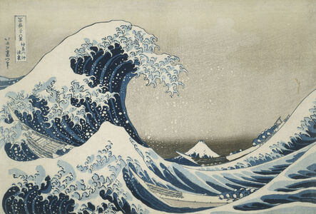 Katsushika Hokusai, ‘The Great Wave off Kanagawa (Kanagawa oki nami ura), from the series "Thirty-six Views of Mount Fuji" ("Fugaku Sanjurokkei")’, 1830 -1833