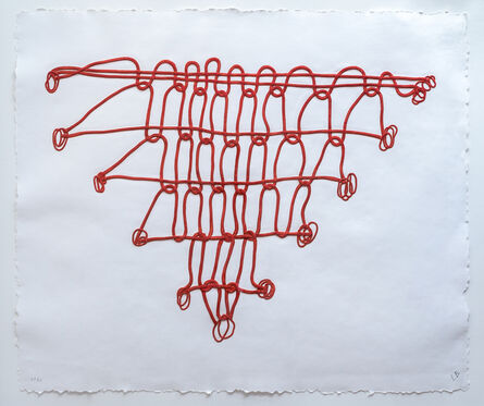 Louise Bourgeois, ‘One plate, from: Crochet Series’, 1998