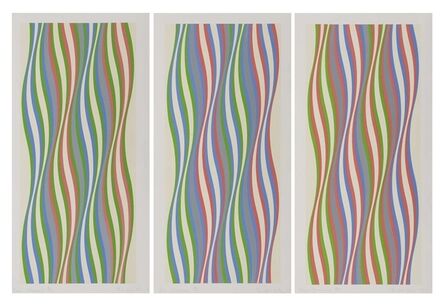 Bridget Riley, ‘Green, Blue and Red Dominance’, 1977