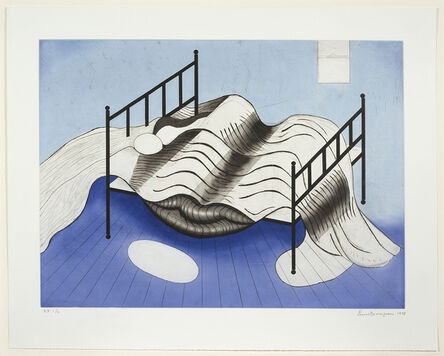 Louise Bourgeois, ‘Blue Bed’, 1998