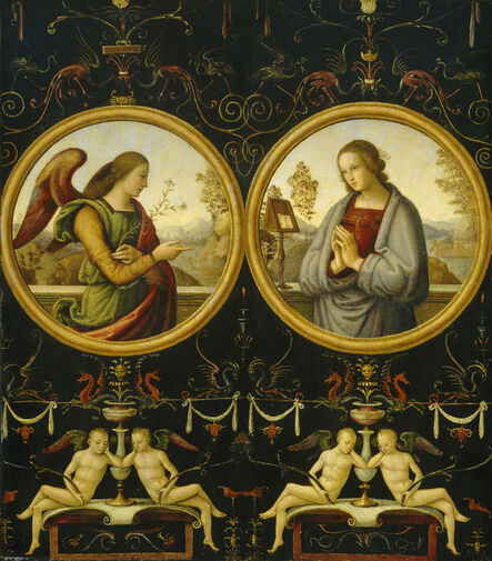Giannicola di Paolo, ‘The Annunciation’, 1510/1515