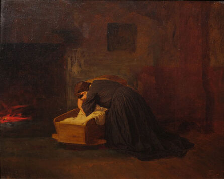 Eastman Johnson, ‘The Cradle Song’, ca. 1866