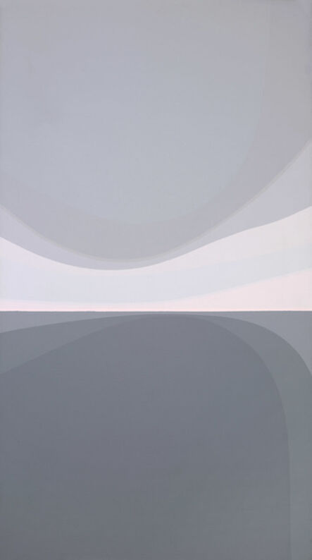 Helen Lundeberg, ‘Landscape: Grey and Pink’, 1979
