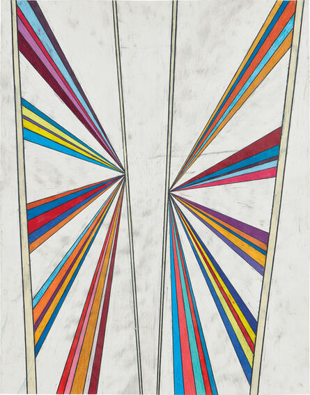 Mark Grotjahn, ‘Untitled (Butterfly Five Color Ray)’, 2003