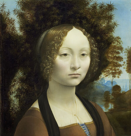 Leonardo da Vinci, ‘Ginevra de' Benci [obverse]’, 1474-1478