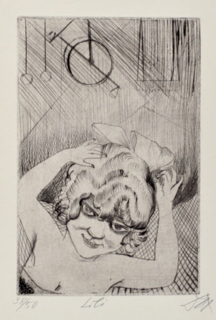Otto Dix, ‘Lili, Queen of the Air’, 1922