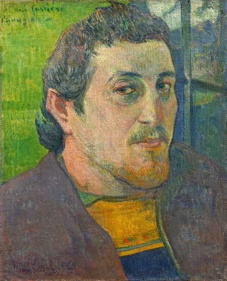 Paul Gauguin, ‘Self Portrait Dedicated to Carriere’, 1888-1889