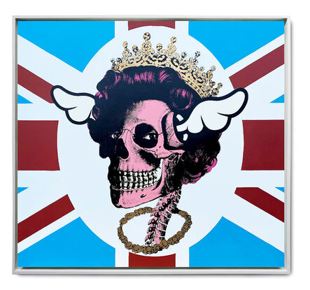 D*Face, ‘Her Royal Hideousness (HRH) - Pink Skull’, 2015