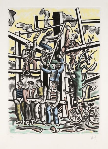 Fernand Léger, ‘Builders ’, 1953