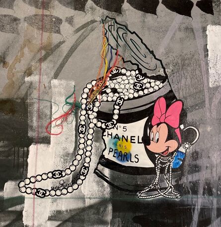 Skyler Grey, ‘Minnie's Can in Grey and Pink Stitched’, 2019