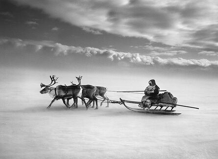 Sebastião Salgado, ‘Crossing the frozen Ob River, Siberia, Russia’, 2011