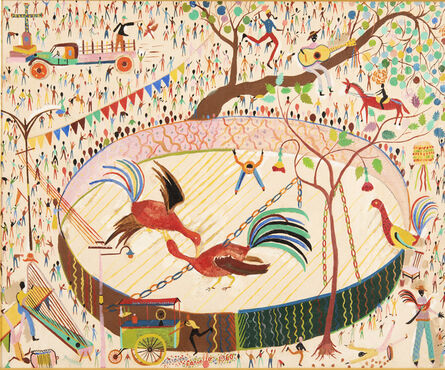 Feliciano Carvallo, ‘Pelea de Gallos’, 1960