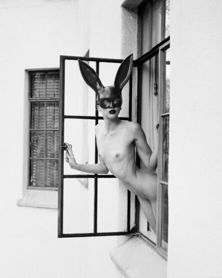 Tyler Shields, ‘Bunny in the Window’, 2021