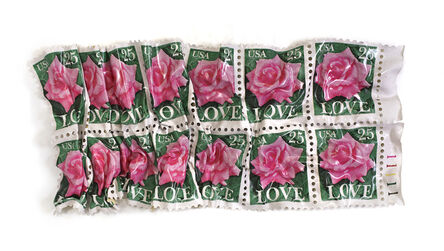 Paul Rousso, ‘Mashed up Love Stamps’, 2019