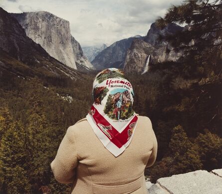 Roger Minick, ‘Woman with Scarf at Inspiration Point, Yosemite National Park’, 1980