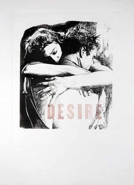 Jonathan Santlofer, ‘Kiss (Desire)’, 2009