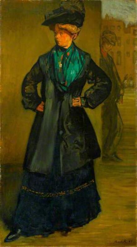 Albert Rutherston, ‘The Coster Girl’, 1907
