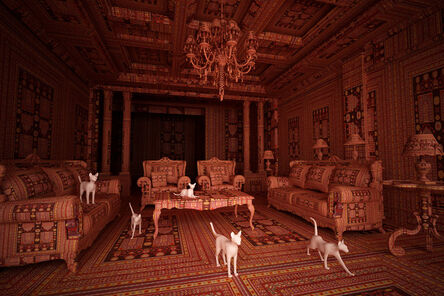 Farid Rasulov, ‘Carpet Interiors, Cats’, 2014