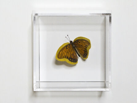Esther Traugot, ‘Brown and silver butterfly’, 2020