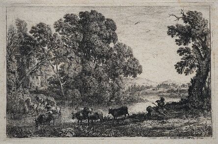 Claude Gellée, Le Lorrain, ‘Le Bouvier [The Cowherd]’, 1636