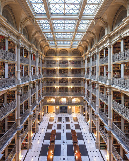 Reinhard Gorner, ‘George Peabody library II, baltimore’, 2017