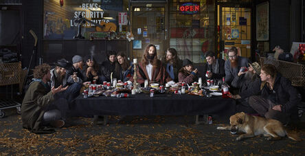 Dina Goldstein, ‘Last Supper, East Vancouver’, 2014