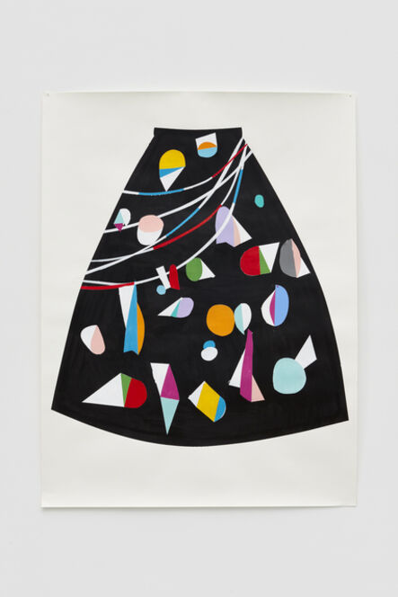 Nathan Carter, ‘Long painted skirt for East Village instigator’, 2017