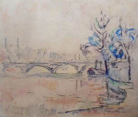 Paul Signac, ‘LE PONT DES ARTS -Paris (The Bridge of Arts-Paris)’, ca. 1905