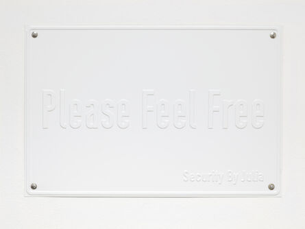 Julia Scher, ‘Please Feel Free (The Ecology of Visibility)’, 2020