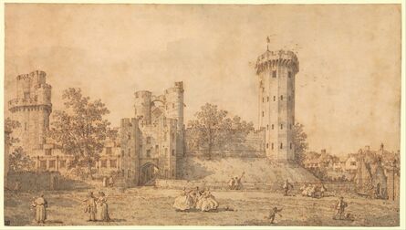 Canaletto, ‘Warwick Castle: The East Front’, 1752