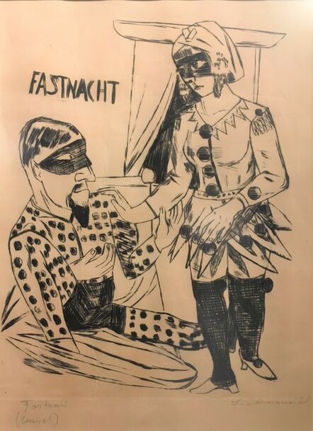Max Beckmann, ‘Fastnacht’, 1922