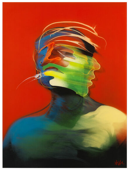 Adam Neate, ‘Red Portrait (Movement)’, 2013